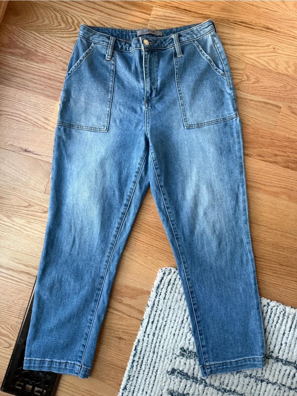 Joe’s Jeans The Honor Crop High-Rise Vintage Straight 90s Utility Jeans Size 28 - Picture 5 of 8
